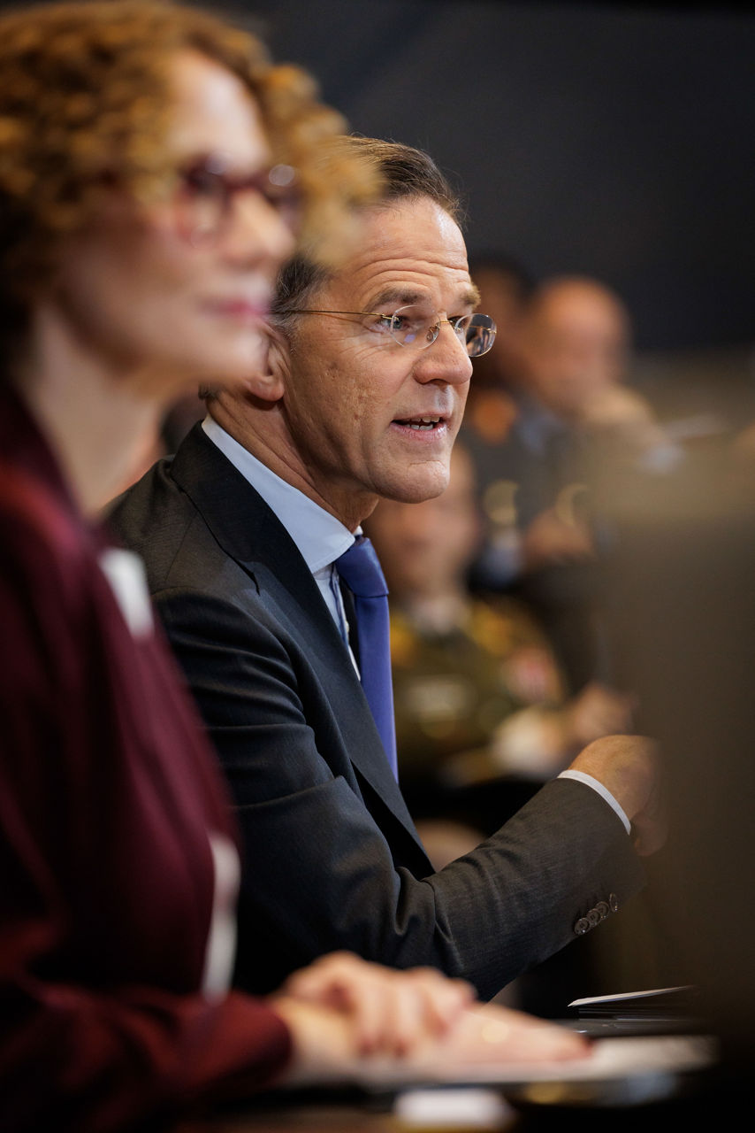 NATO Secretary General Mark Rutte and NATO Deputy Secretary General Radmila Shekerinska