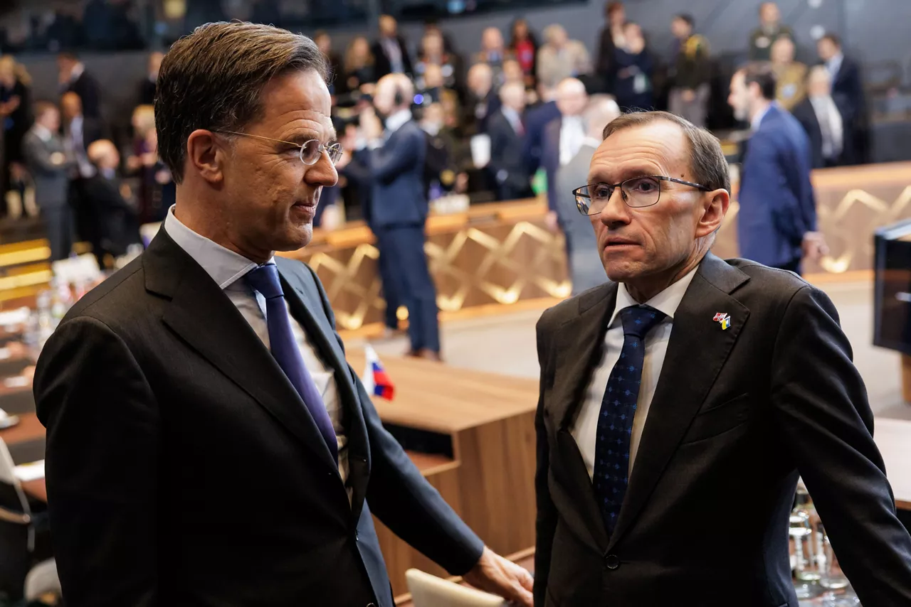 NATO Secretary General Mark Rutte and Espen Barth Eide (Minister of Foreign Affairs, Norway)