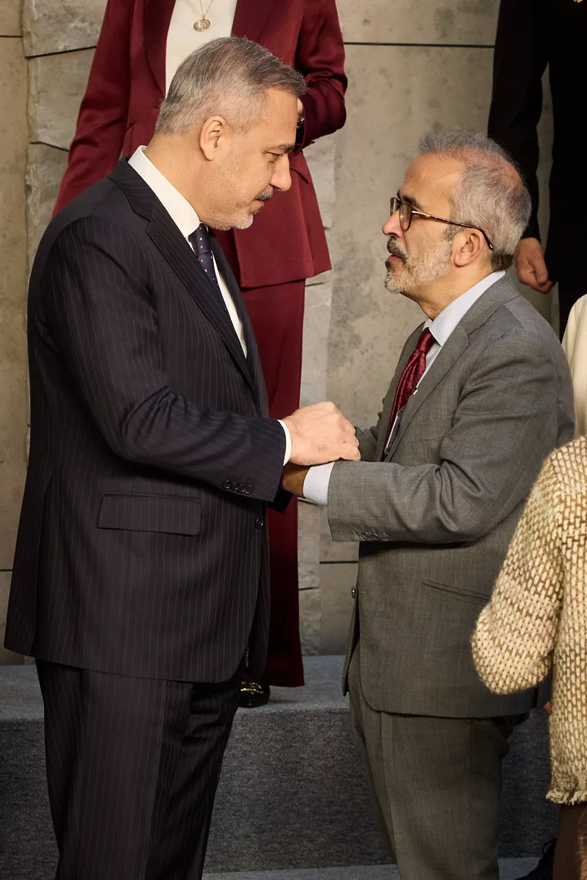 Hakan Fidan (Minister of Foreign Affairs, Türkiye) and Paulo Rangel (Minister of Foreign Affairs, Portugal)