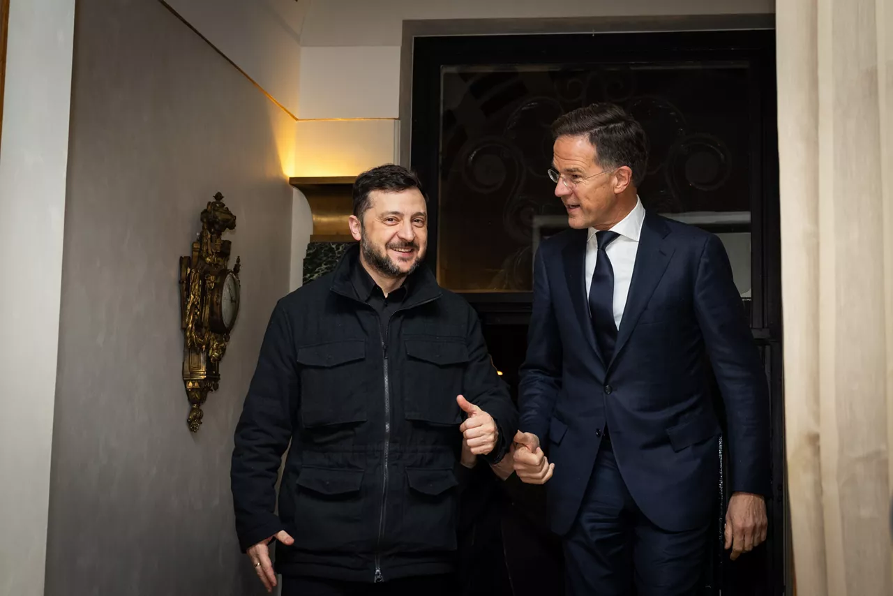 NATO Secretary General Mark Rutte and Volodymyr Zelenskyy, President of Ukraine 