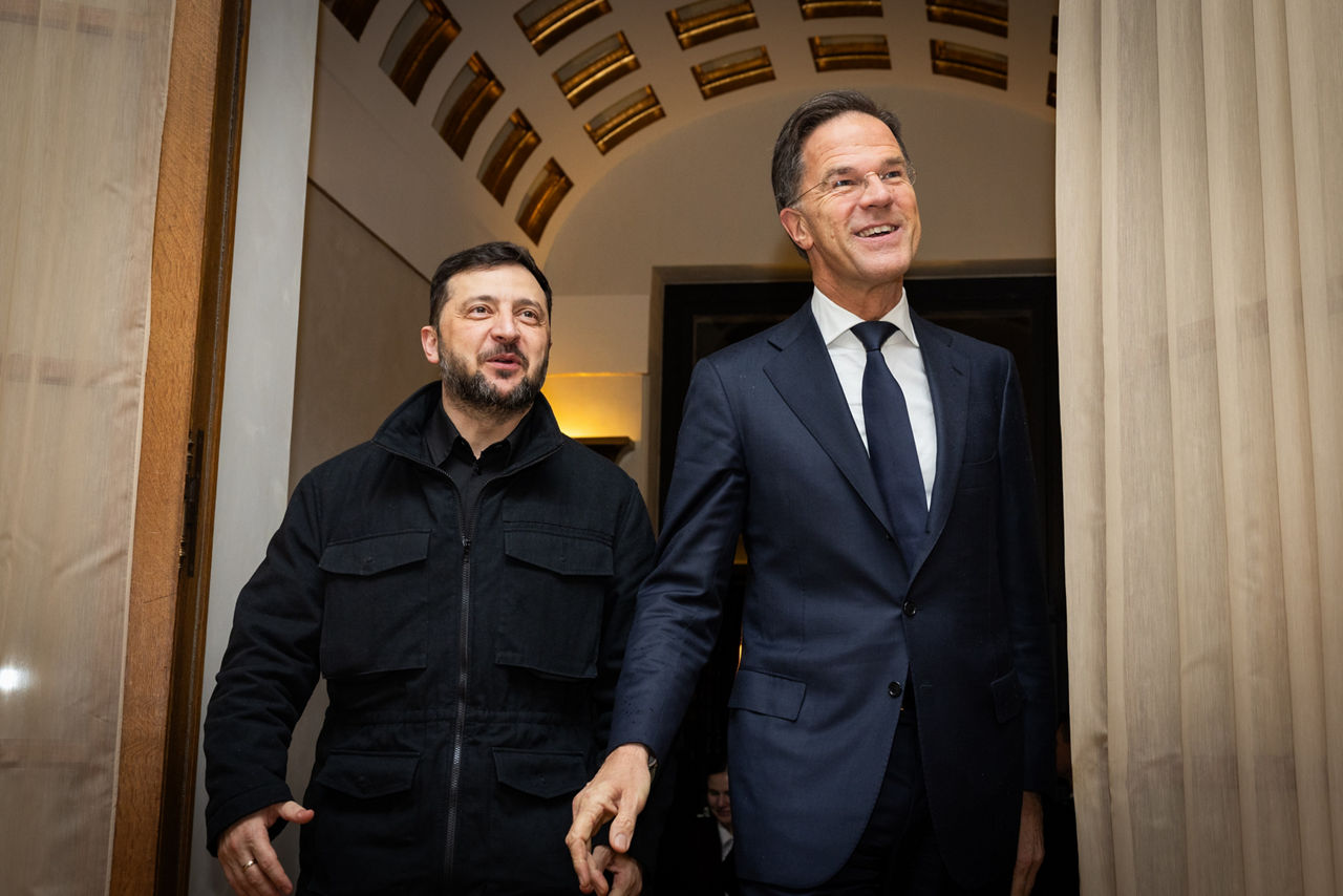 NATO Secretary General Mark Rutte and Volodymyr Zelenskyy, President of Ukraine 
