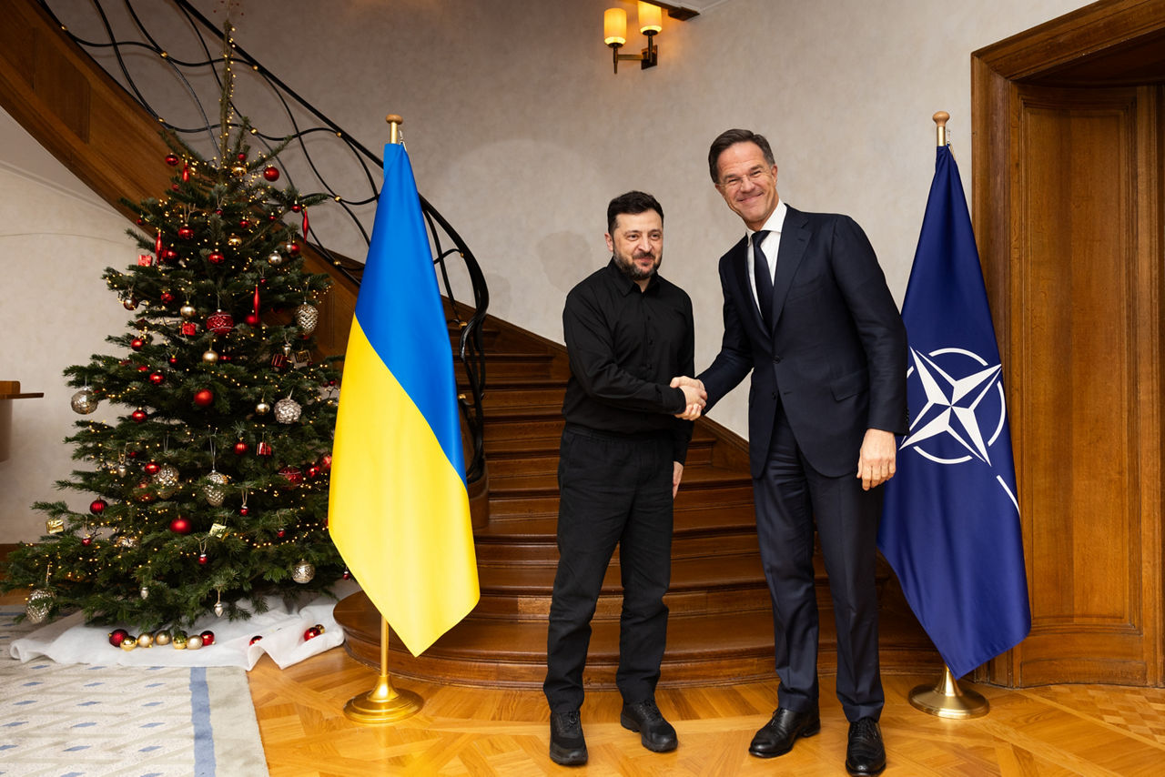 NATO Secretary General Mark Rutte and Volodymyr Zelenskyy, President of Ukraine 