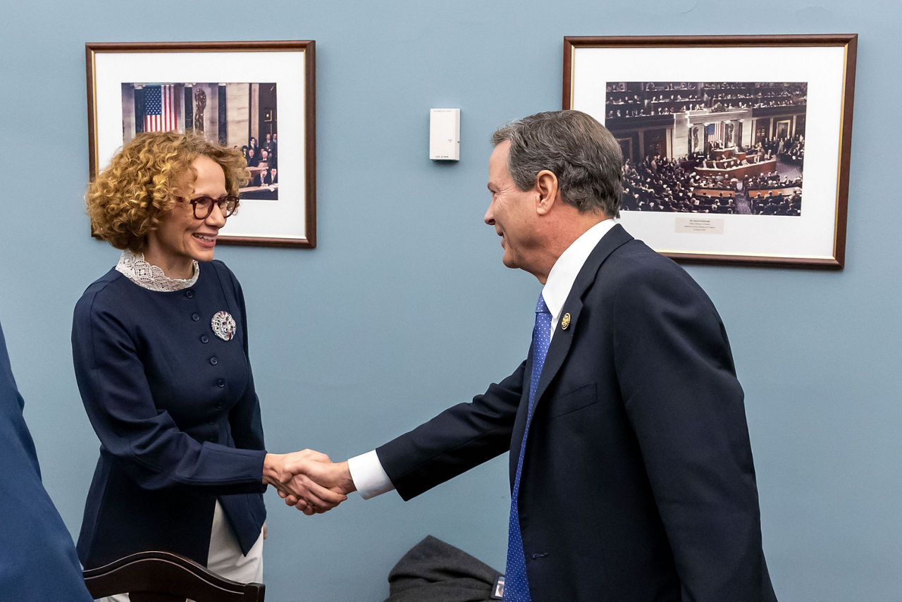 NATO Deputy Secretary General Radmila Shekerinska meets with Mike Turner and Donald Norcross, Representatives of the US Delegation to the NATO Parliamentary Assembly