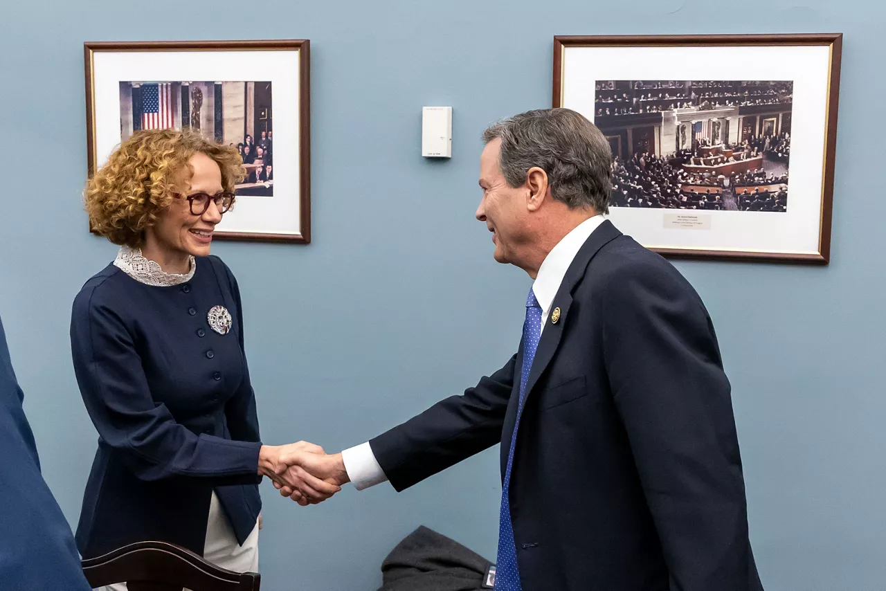NATO Deputy Secretary General Radmila Shekerinska meets with Mike Turner and Donald Norcross, Representatives of the US Delegation to the NATO Parliamentary Assembly