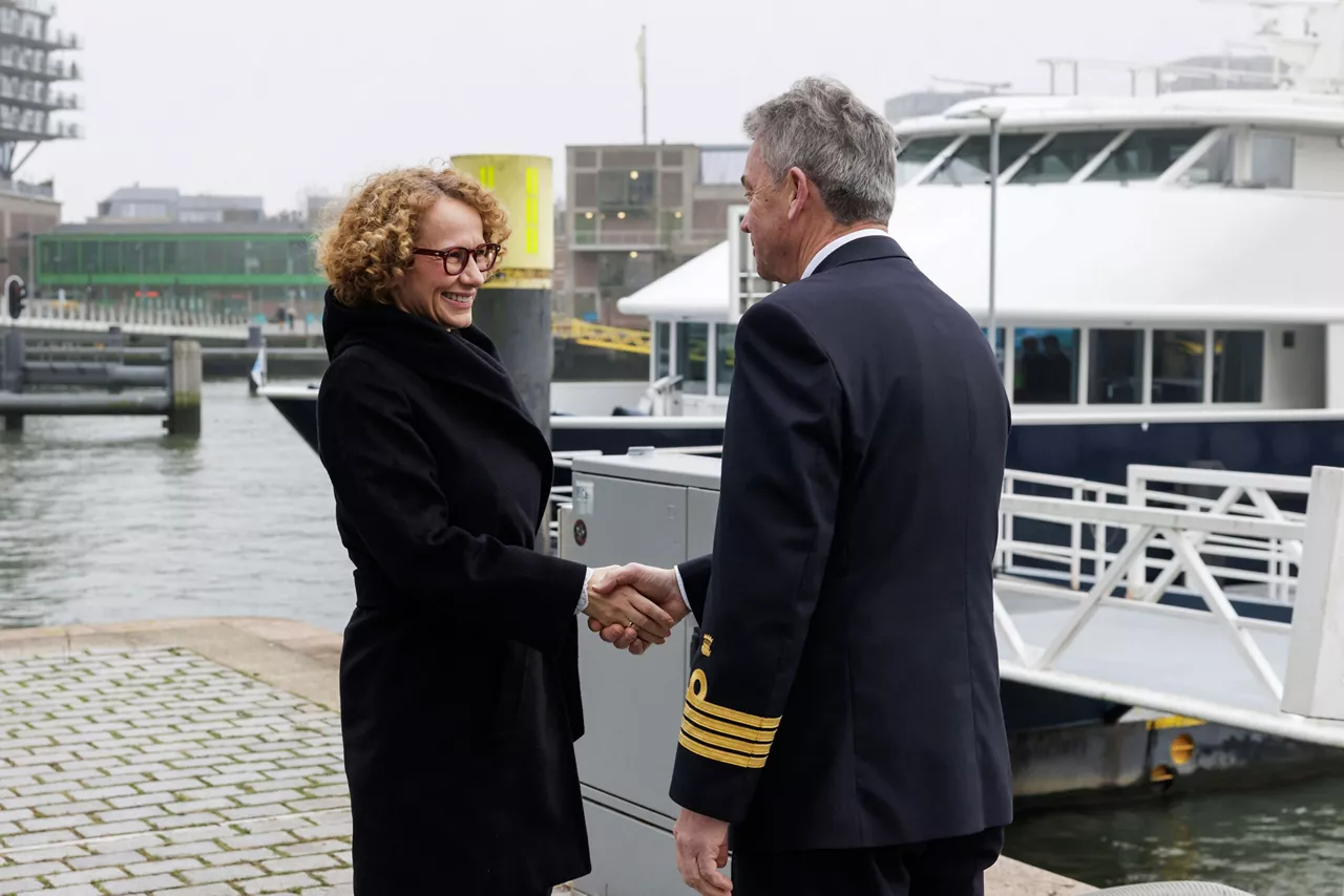 NATO Deputy Secretary General Radmila Shekerinska visits the port of Rotterdam and discusses resilience and industry with Dutch representatives of the transport and energy sectors
