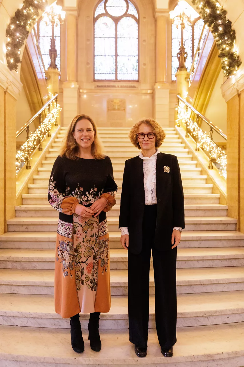 NATO Deputy Secretary General Radmila Shekerinska meets with Carola Schouten, Mayor of Rotterdam