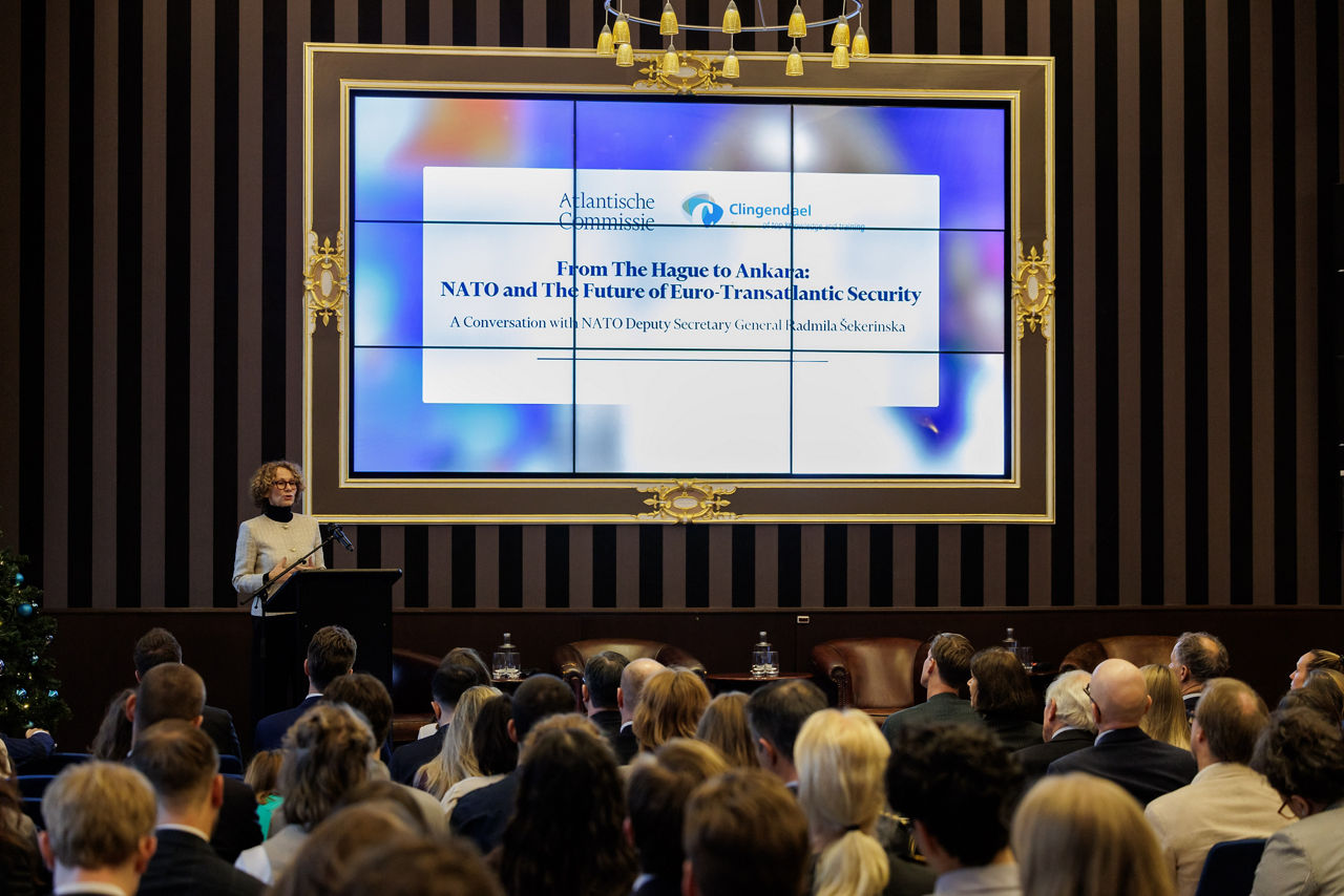 Remarks by NATO Deputy Secretary General Radmila Shekerinska at the Atlantic Commission in The Hague