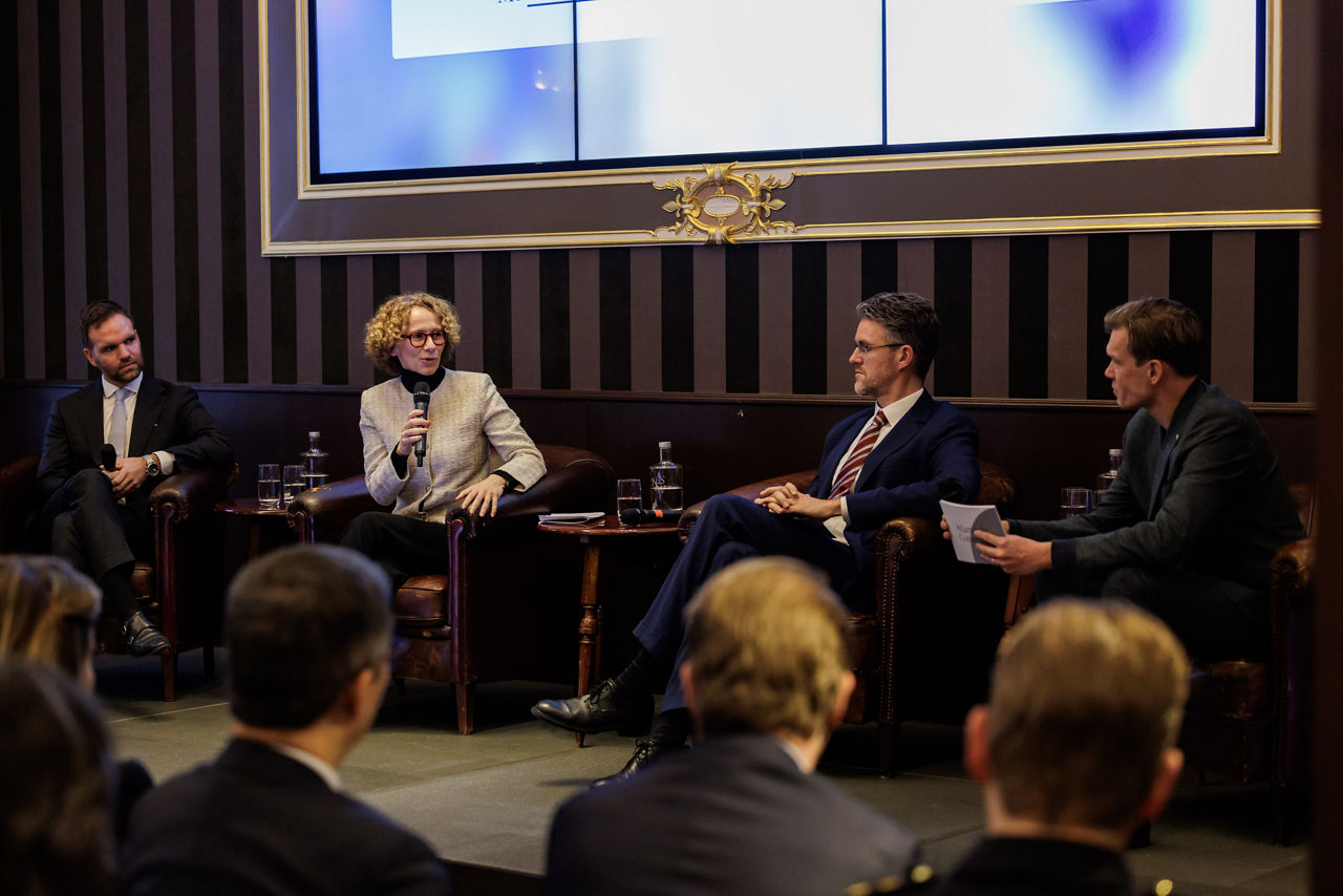 Panel discussion with NATO Deputy Secretary General Radmila Shekerinska at the Atlantic Commission in The Hague