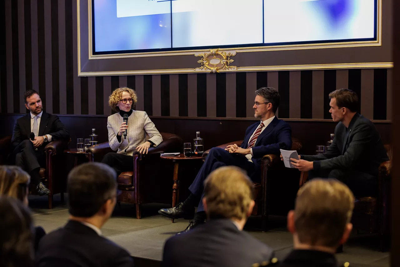Panel discussion with NATO Deputy Secretary General Radmila Shekerinska at the Atlantic Commission in The Hague