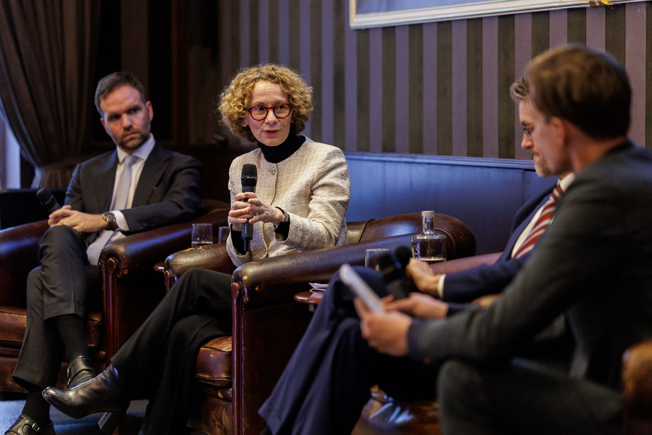 Panel discussion with NATO Deputy Secretary General Radmila Shekerinska at the Atlantic Commission in The Hague