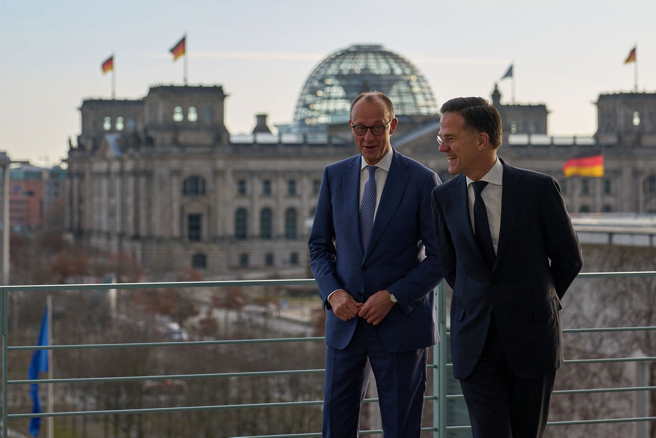 NATO Secretary General Mark Rutte meets with Friedrich Merz, Federal Chancellor of Germany