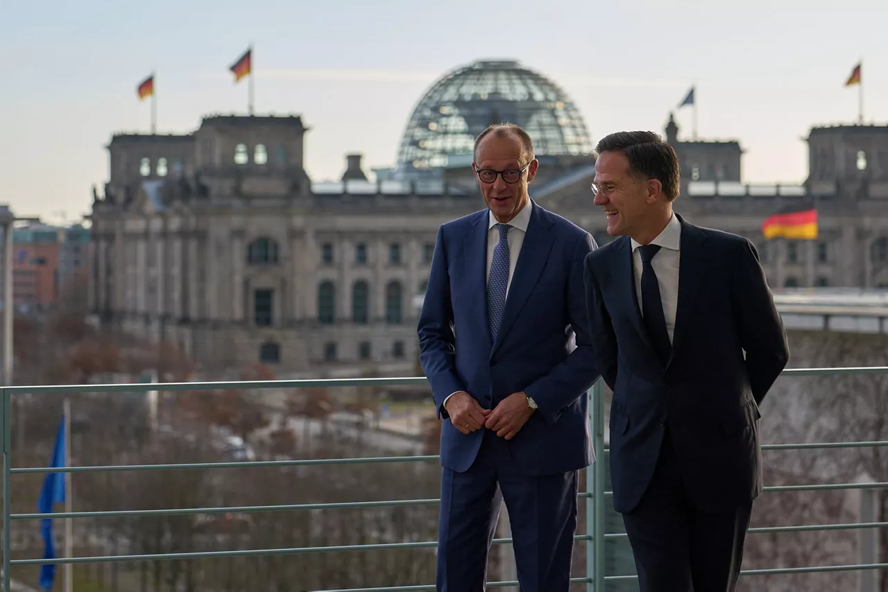NATO Secretary General Mark Rutte meets with Friedrich Merz, Federal Chancellor of Germany