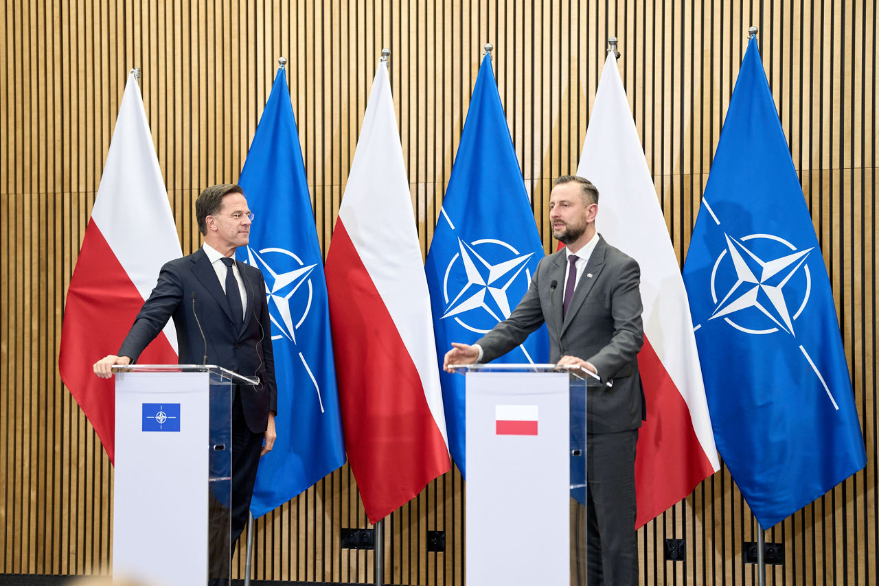 Joint press conference by the NATO Secretary General Mark Rutte with Władysław Kosiniak-Kamysz, Deputy Prime Minister and Minister of Defence of Poland