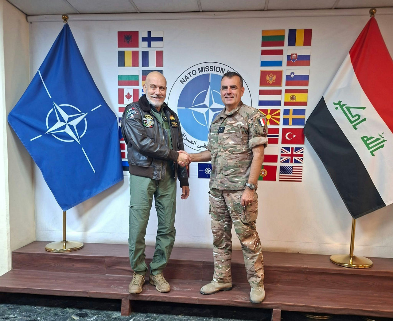 Chair of the NATO Military Committee visits NATO Mission Iraq