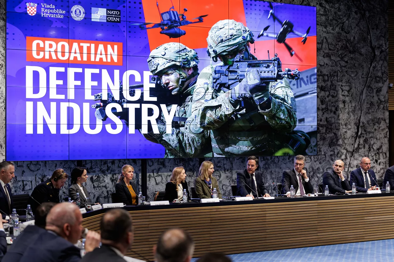 NATO Secretary General Mark Rutte at the presentation of the Croatian Defence Industry in the field of unmanned systems