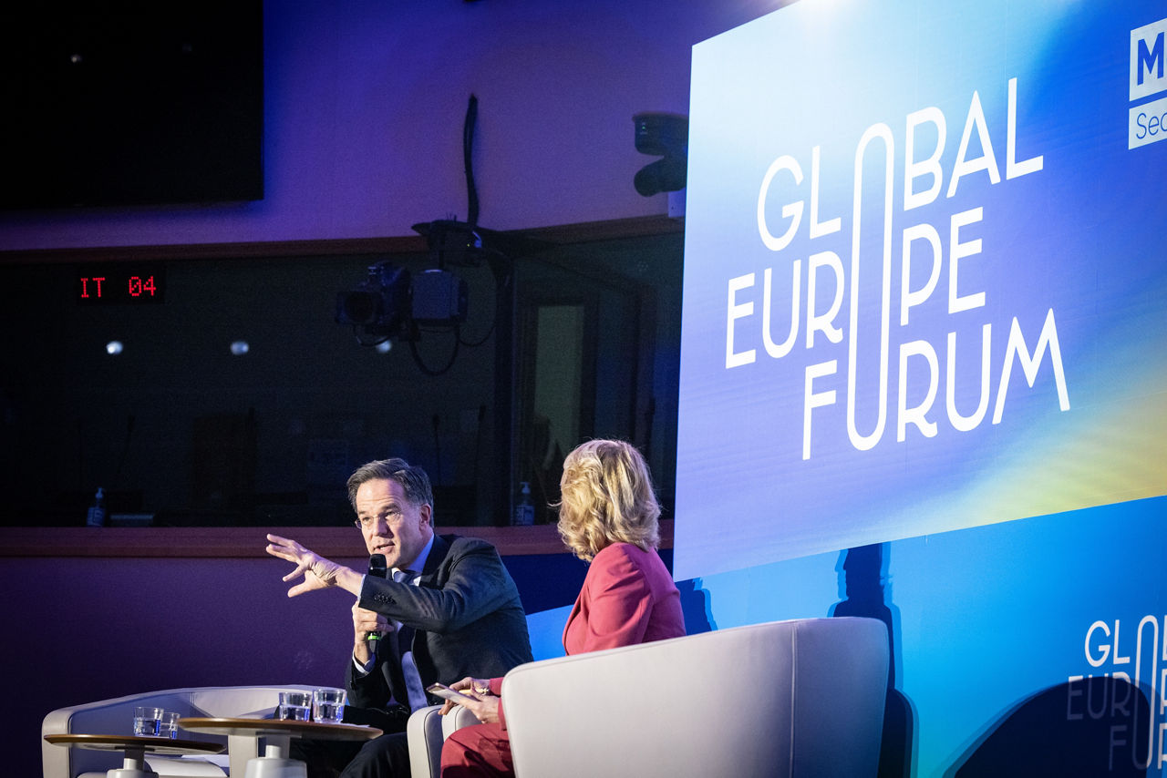 NATO Secretary General Mark Rutte addresses the Renew Europe Global Europe Forum 2026 at the European Parliament