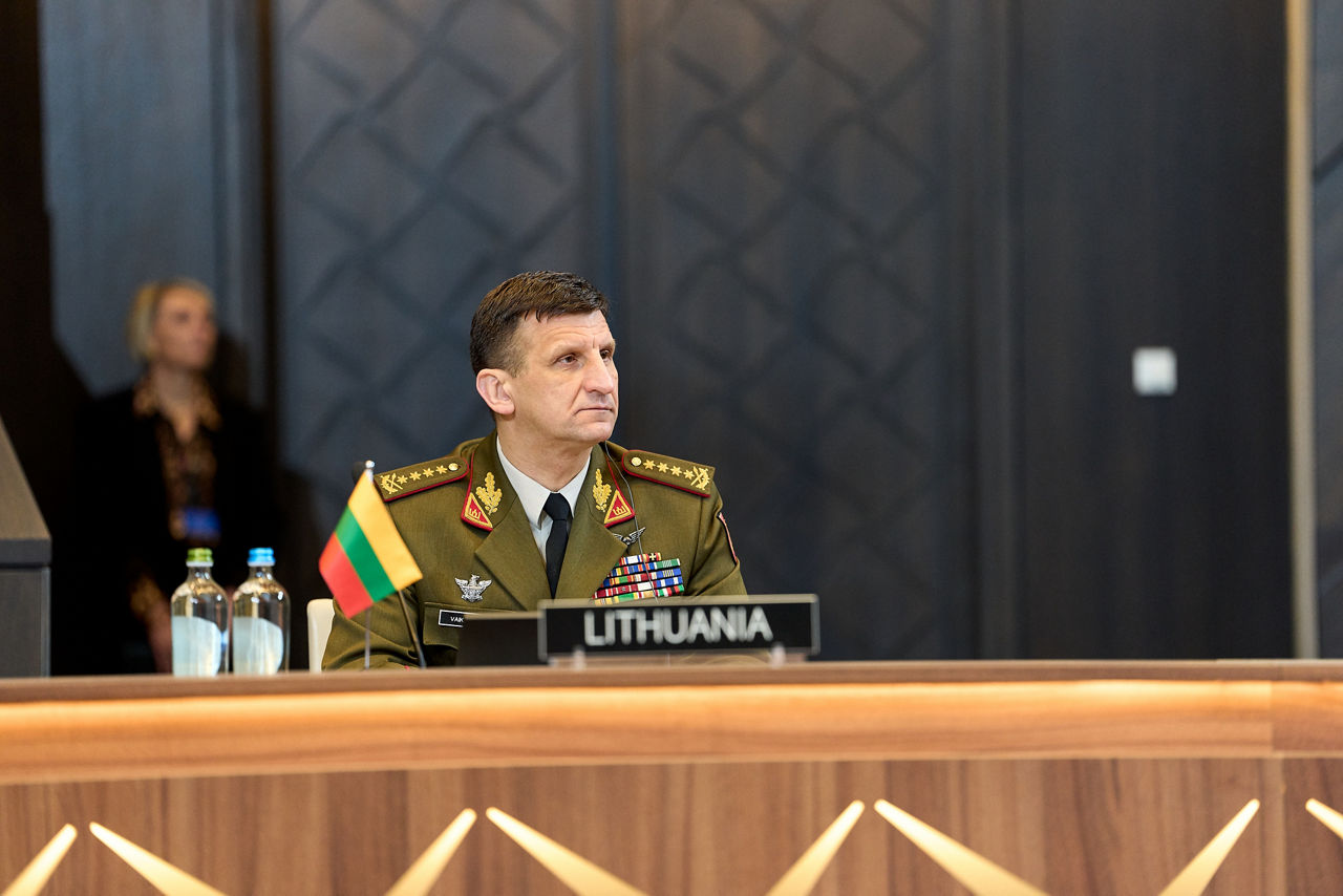 The Chief of Defence of Lithuania, General Raimundas Vaikšnoras