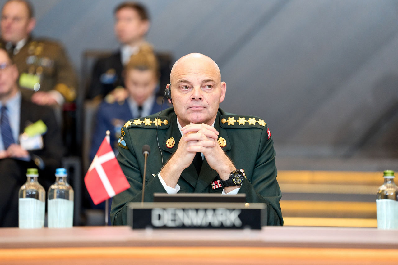 The Chief of Defence of Denmark, General Michael Wiggers Hyldgaard