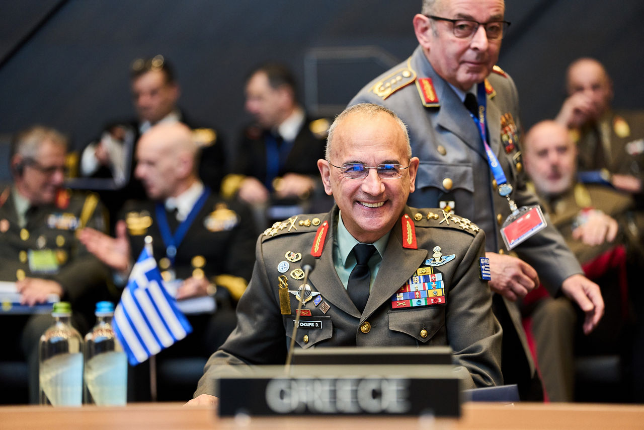 The Chief of Defence of Greece, General Dimitrios Choupis