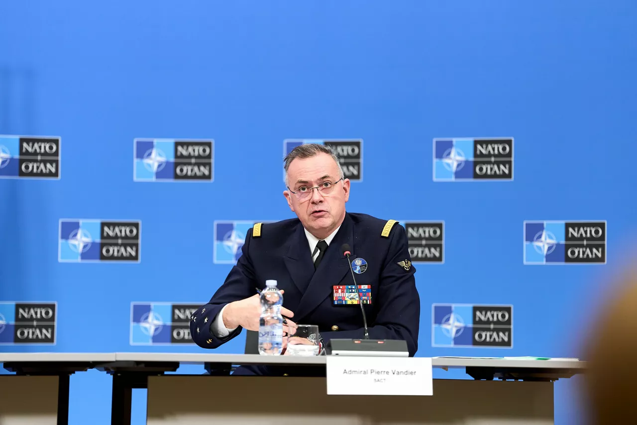 The Supreme Allied Commander Transformation (SACT), Admiral Pierre Vandier