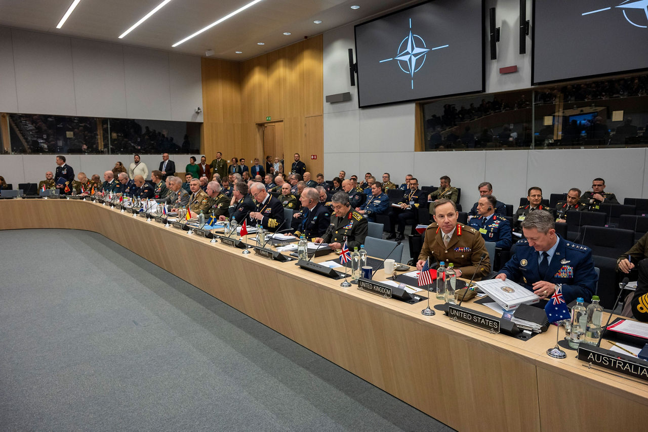 Allied and Partner Chiefs of Defence during Session 6