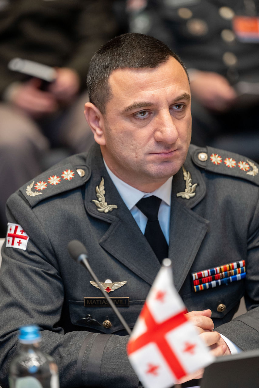 The Chief of Defence of Georgia, Lieutenant General Giorgi Matiashvili