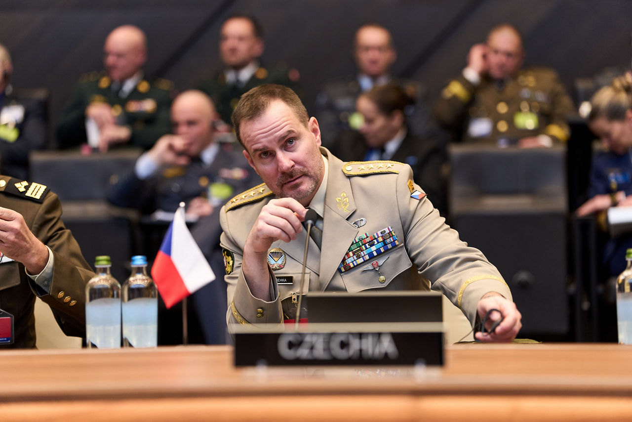 The Chief of Defence of Czechia, General Karel Řehka