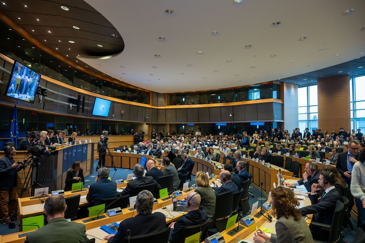 NATO Secretary General Mark Rutte addresses the European Parliament´s Committee on Foreign Affairs (AFET) and Committee on Security and Defence (SEDE) in Brussels