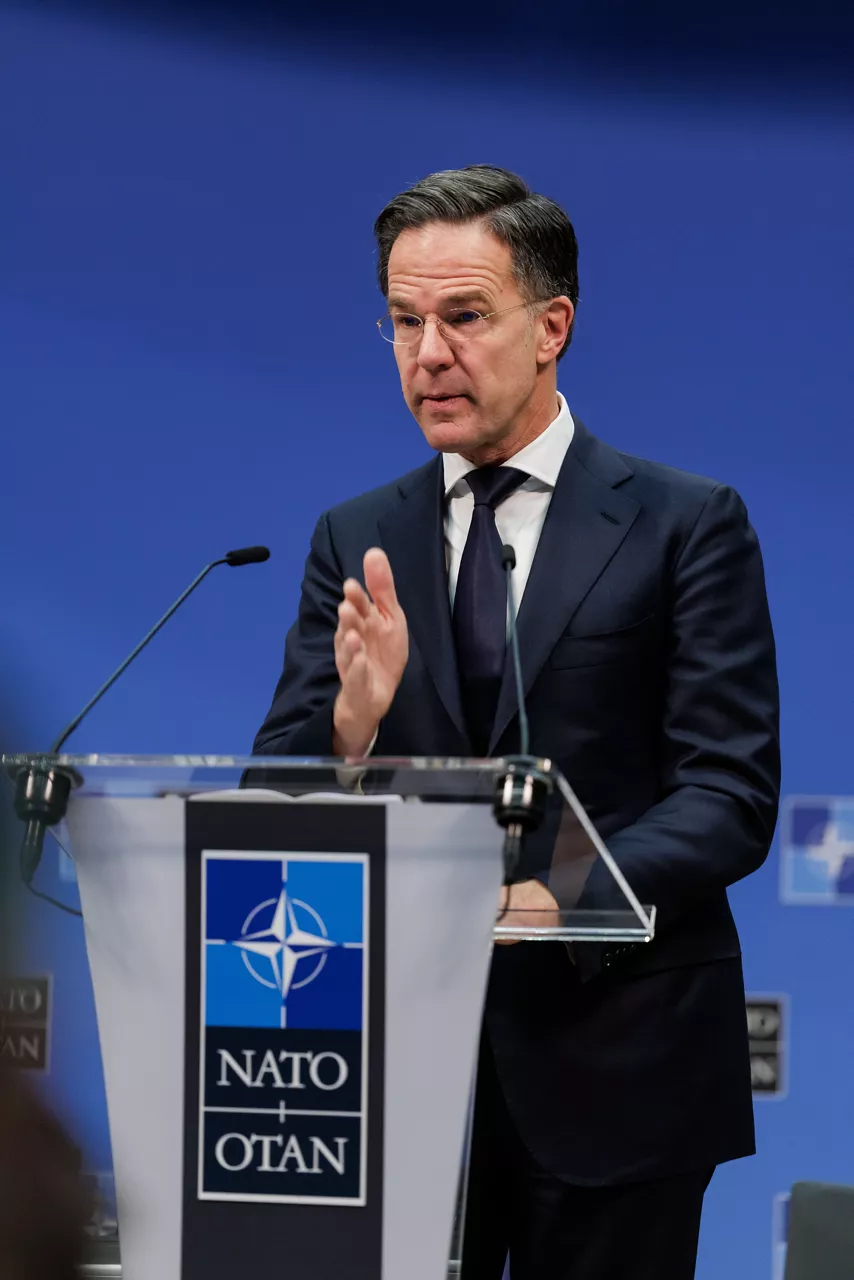 NATO Secretary General Mark Rutte addresses the C-UAS Industry Day