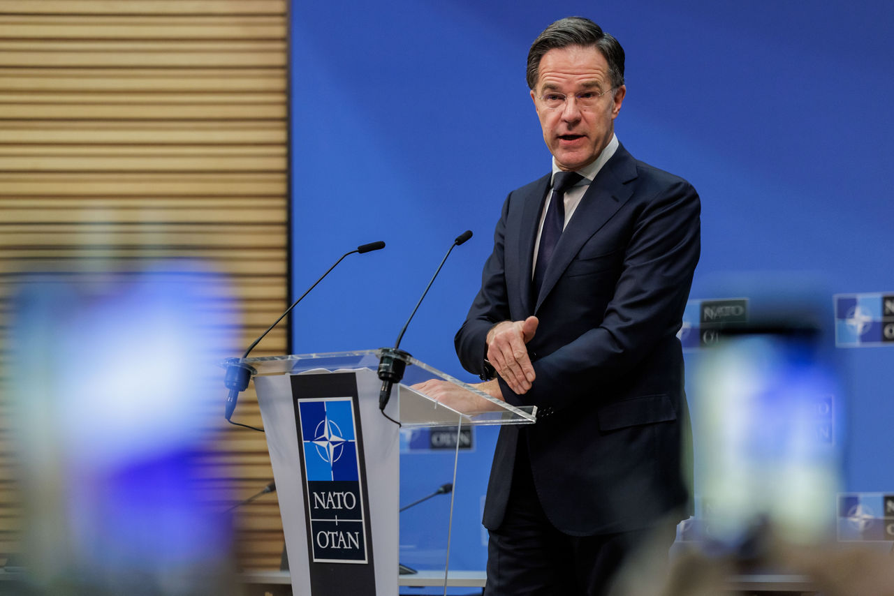 NATO Secretary General Mark Rutte addresses the C-UAS Industry Day