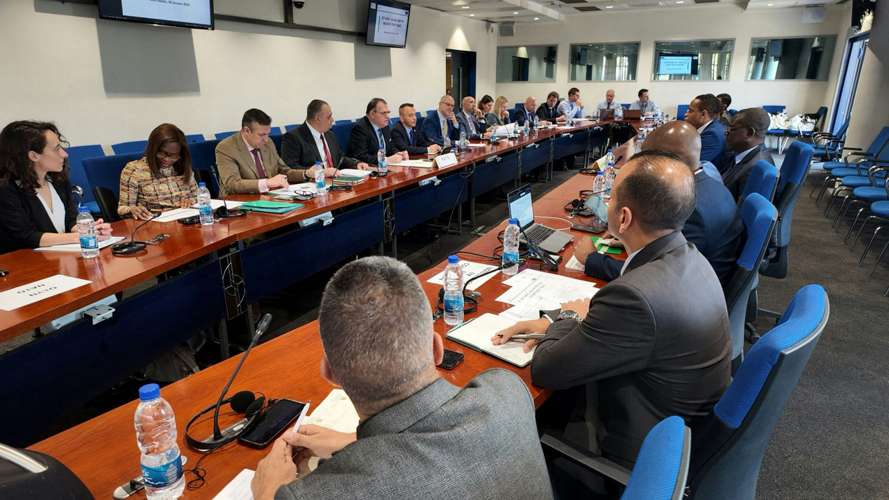 Discussions during NATO-AU Military-to-Military Staff Talks in Addis Ababa