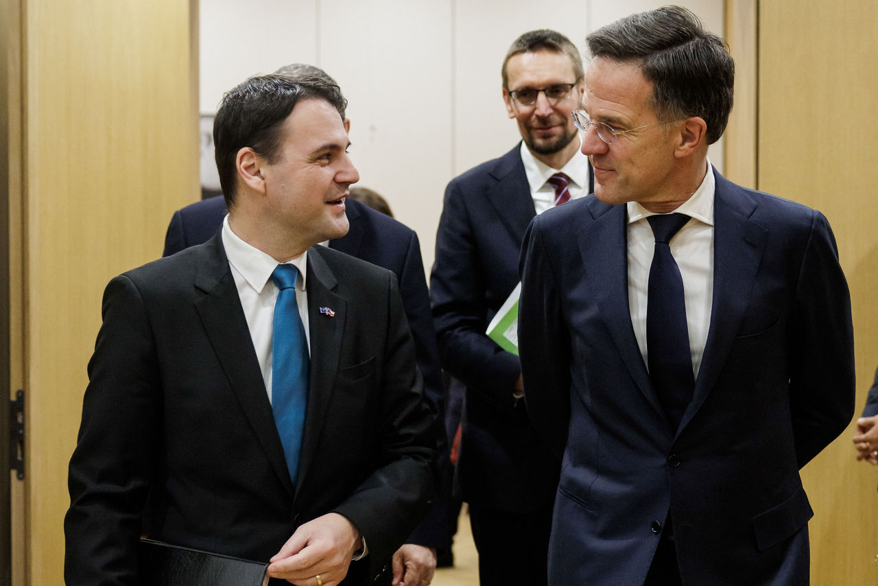NATO Secretary General Mark Rutte meets with Petr Macinka, Deputy Prime Minister, Minister of Foreign Affairs and Minister of the Environment of Czechia