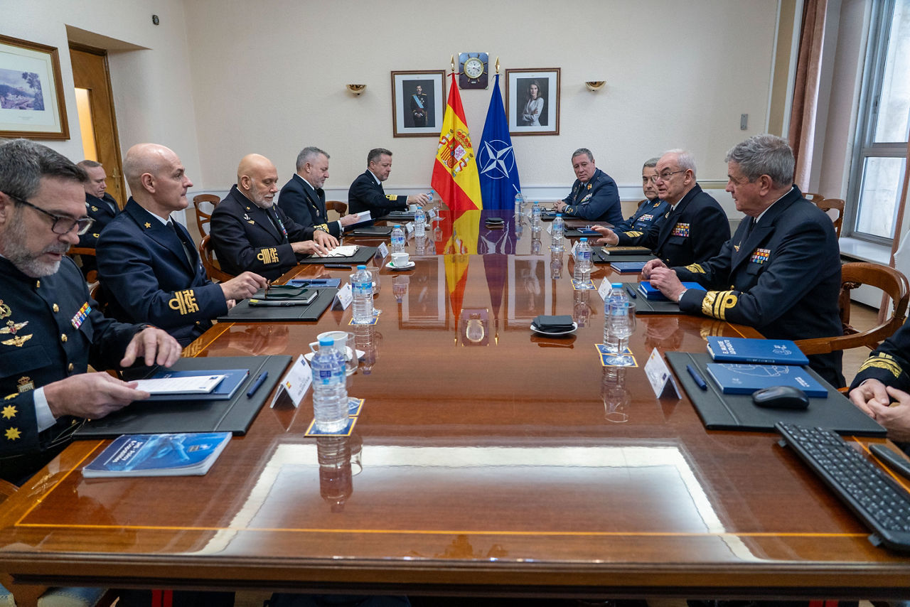 Staff Talks during the visit of the Chair of the NATO Military Committee