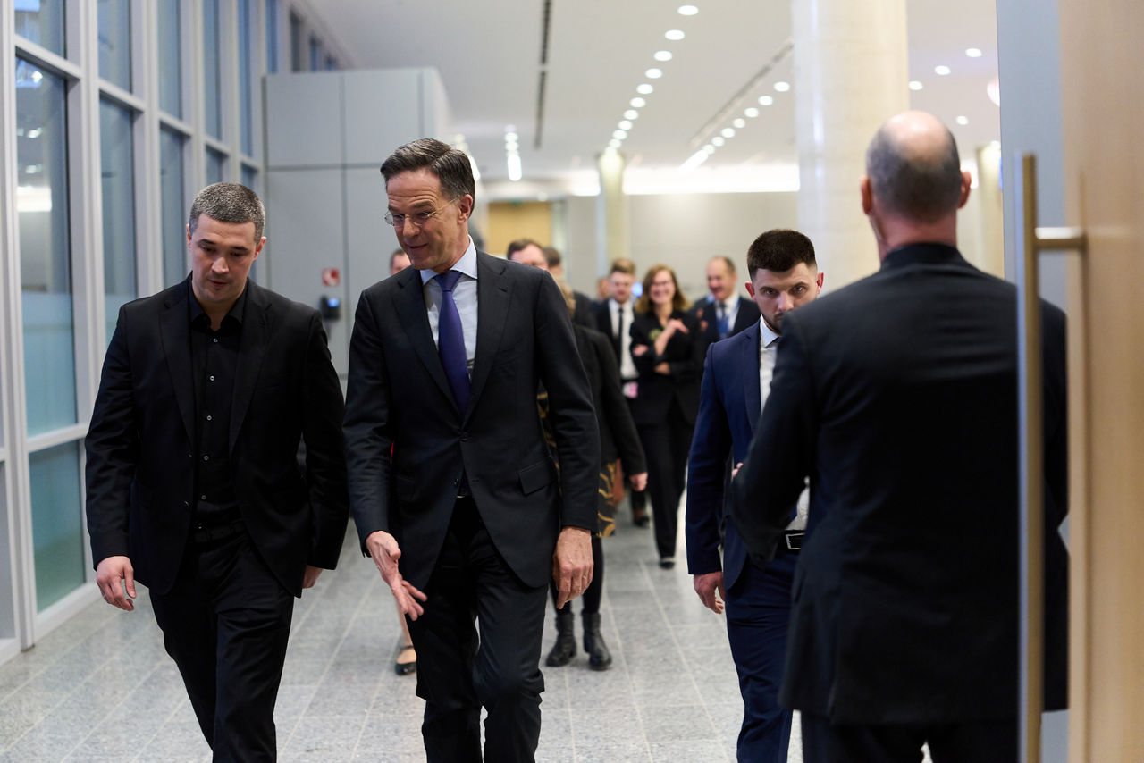 Bilateral meeting between NATO Secretary General Mark Rutte and the Minister of Defence of Ukraine, Mykhailo Fedorov