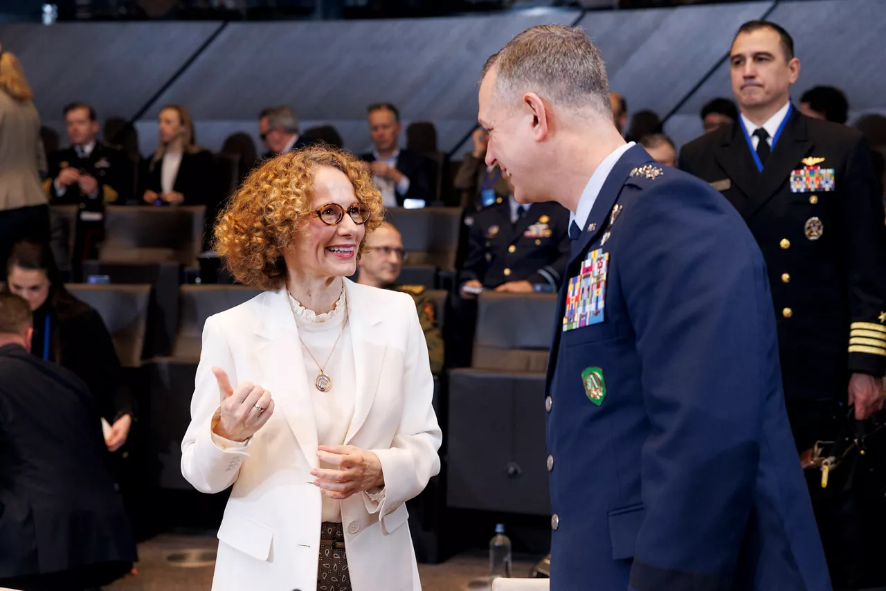 NATO Deputy Secretary General Radmila Shekerinska and Supreme Allied Commander Europe
General Alexus G. Grynkewich