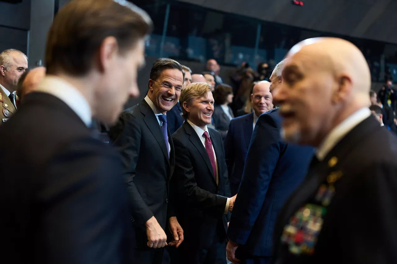 NATO Secretary General Mark Rutte and Elbridge Colby, US Under Secretary of War for Policy