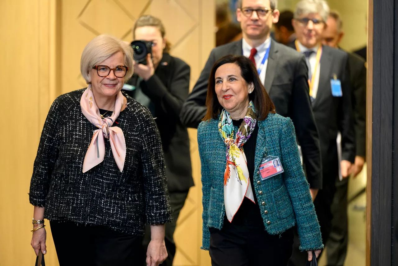 Catherine Vautrin (Minister of the Armed Forces, France) and Margarita Robles (Minister of Defence, Spain)