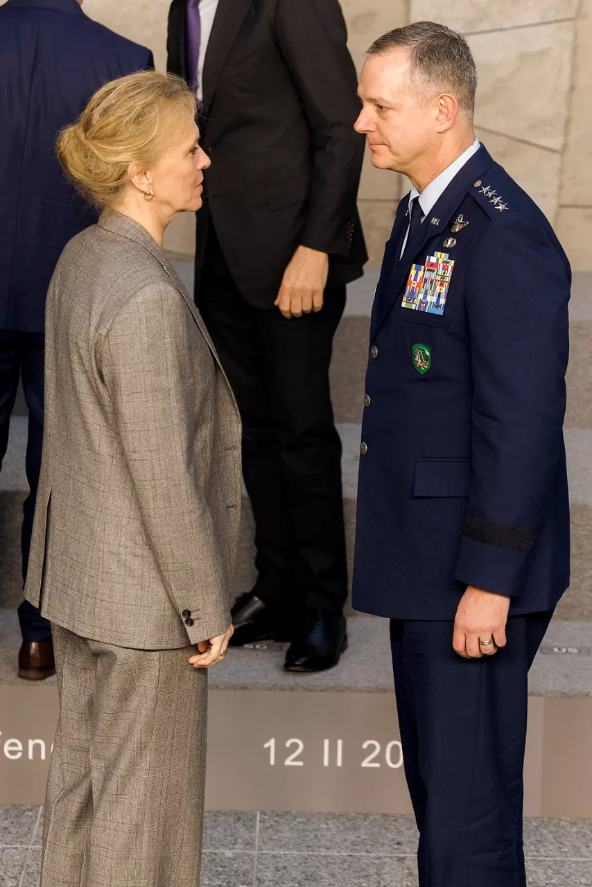 Þorgerður Katrín Gunnarsdóttir, Minister of Defence of Iceland and General Alexus G. Grynkewich, Supreme Allied Commander Europe 