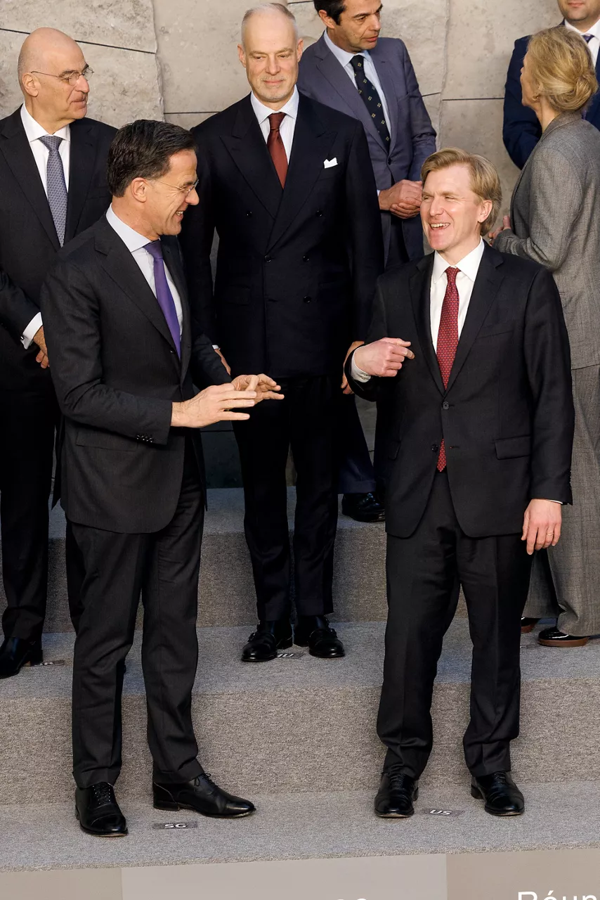 NATO Secretary General Mark Rutte and Elbridge Colby, Under Secretary of War for Policy