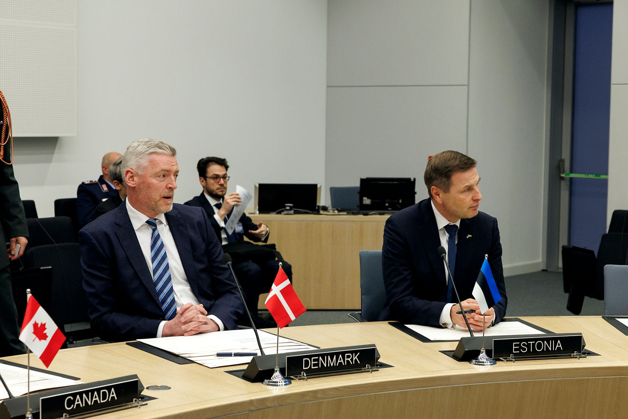 Representative for Denmark and Hanno Pevkur (Minister of Defence, Estonia)