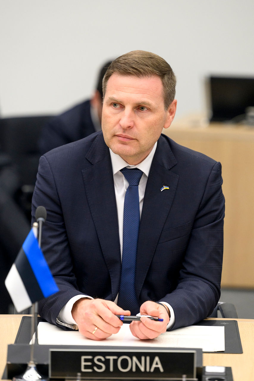 Hanno Pevkur (Minister of Defence, Estonia)