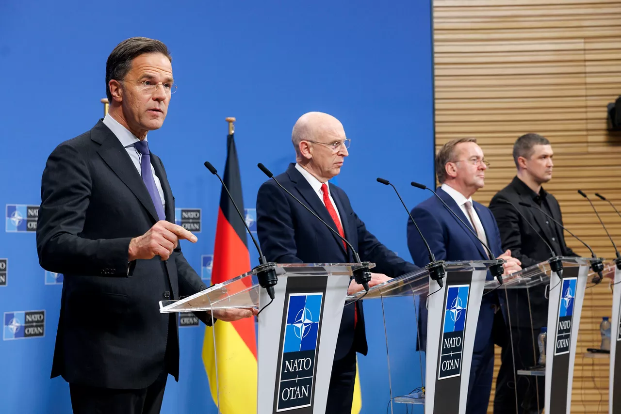 Press conference by the NATO Secretary General Mark Rutte, Secretary of Defence of the United Kingdom John Healey, Minister of Defence of Germany Boris Pistorius and the Minister of Defence of Ukraine Mykhailo Fedorov 
