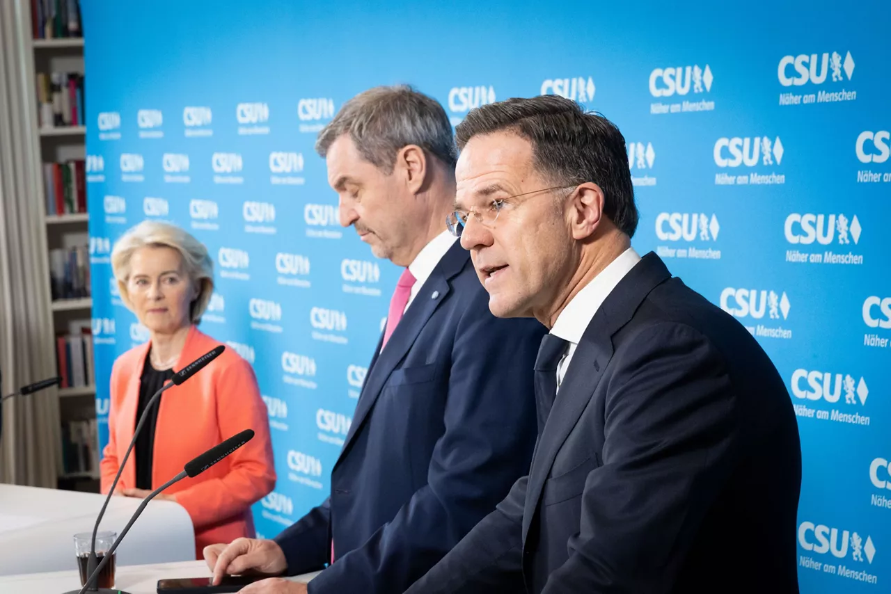 Joint press statements by NATO Secretary General Mark Rutte, Ursula von der Leyen, President of the European Commission, Johann Wadephul, Minister for Foreign Affairs of Germany and Markus Söder, Minister-President of Bavaria