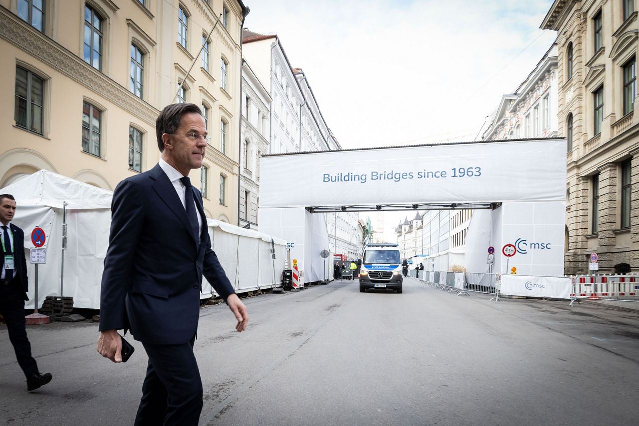 NATO Secretary General Mark Rutte at the Munich Security Conference