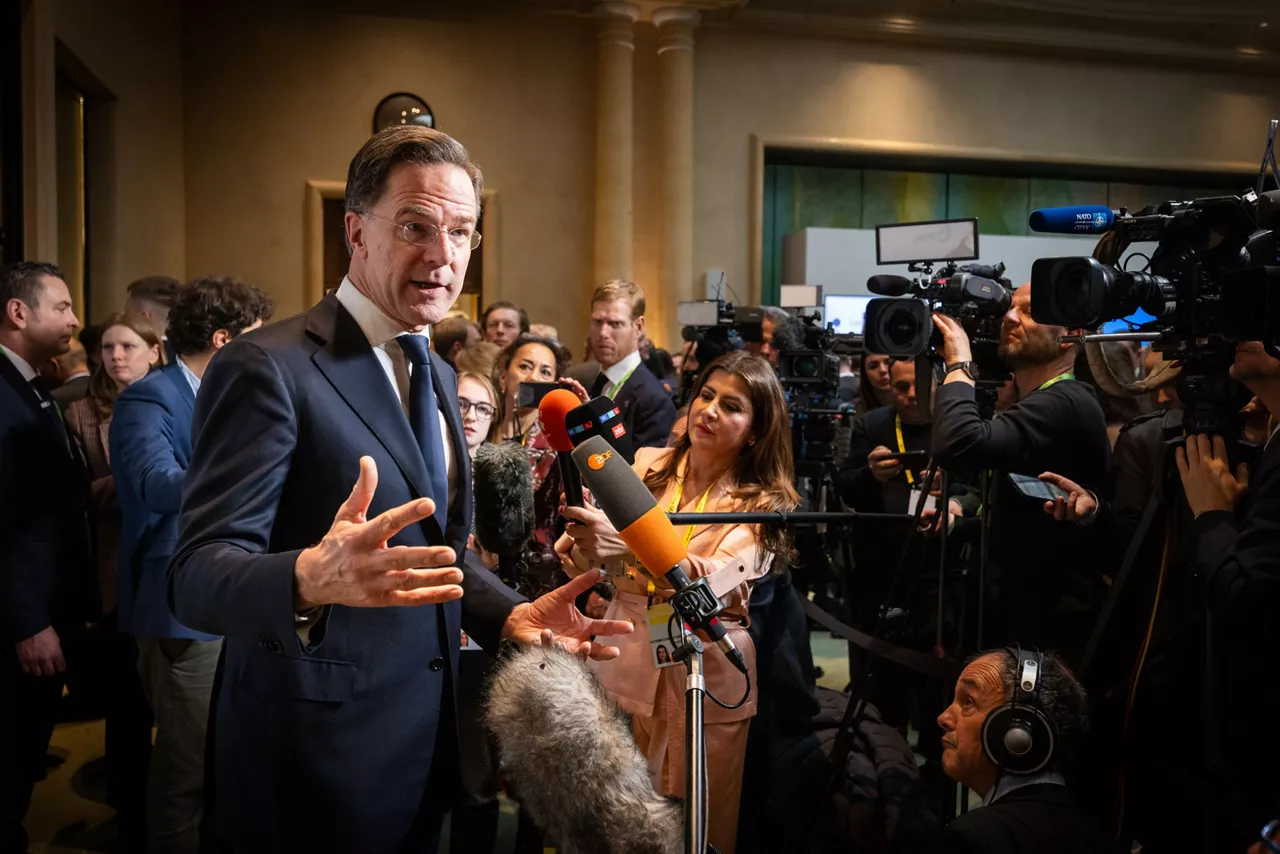 Doorstep by the NATO Secretary General Mark Rutte at the Munich Security Conference