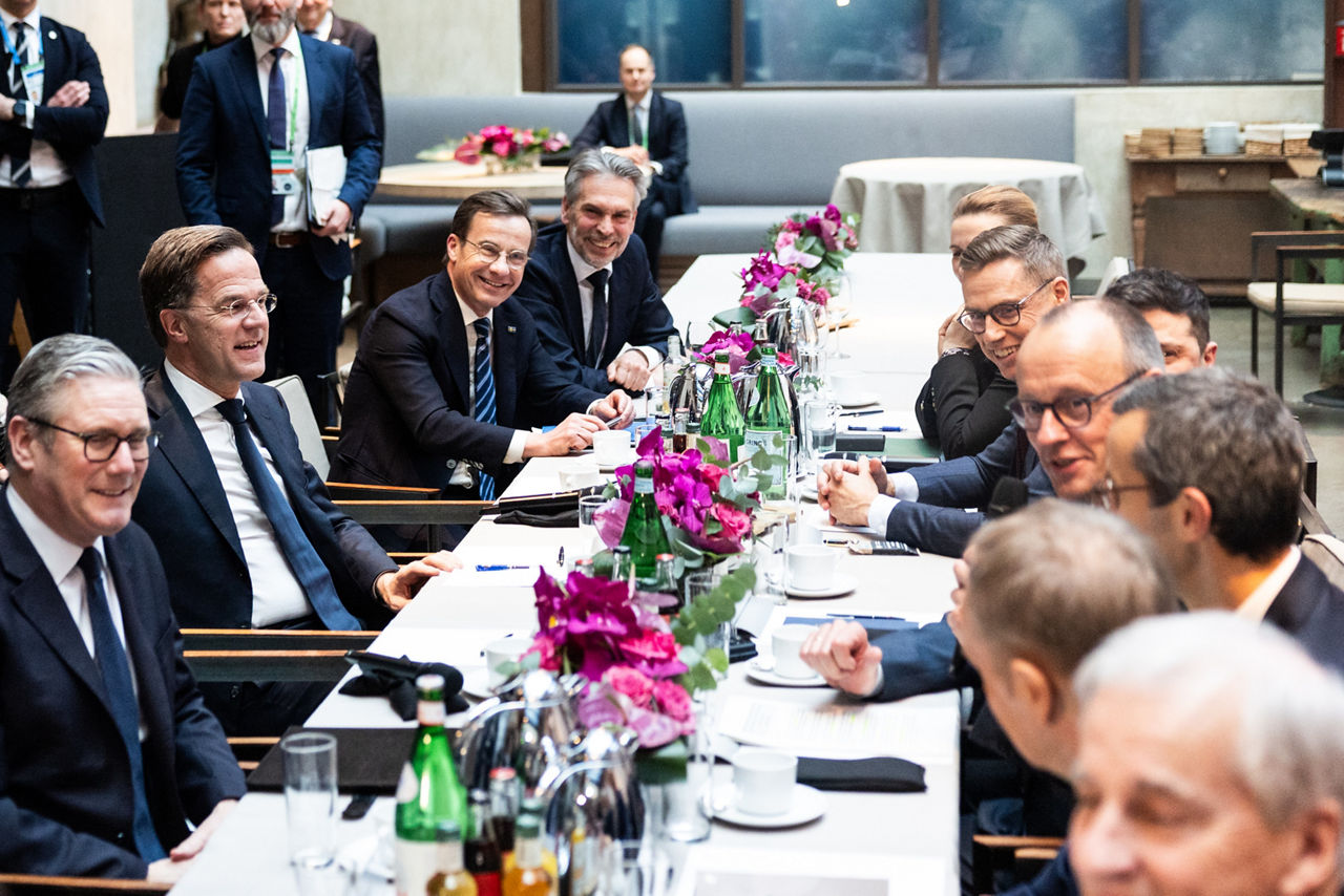 NATO Secretary General Mark Rutte at the meeting in Berlin format