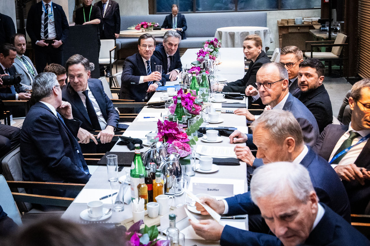 NATO Secretary General Mark Rutte at the meeting in Berlin format