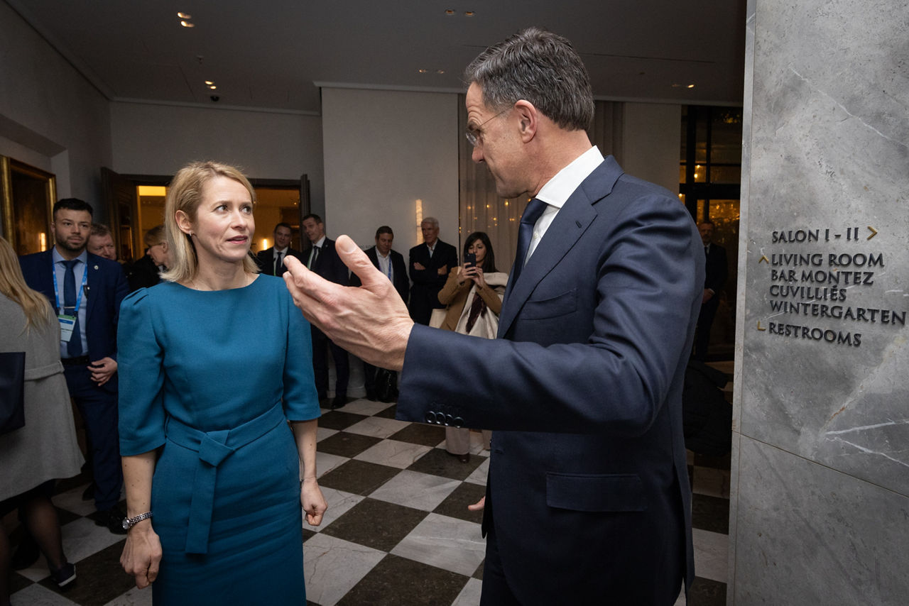 NATO Secretary General Mark Rutte and EU High Representative/Vice-President Kaja Kallas