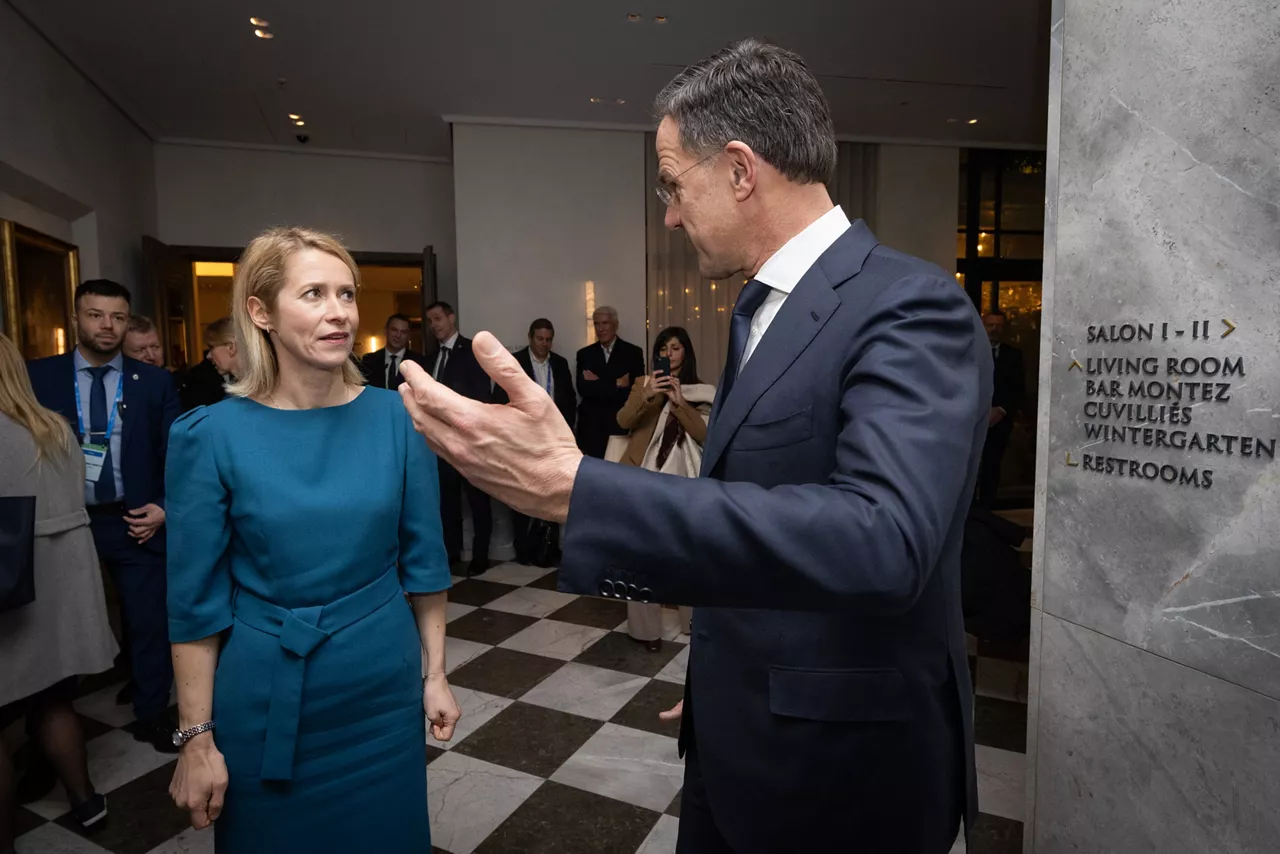 NATO Secretary General Mark Rutte and EU High Representative/Vice-President Kaja Kallas