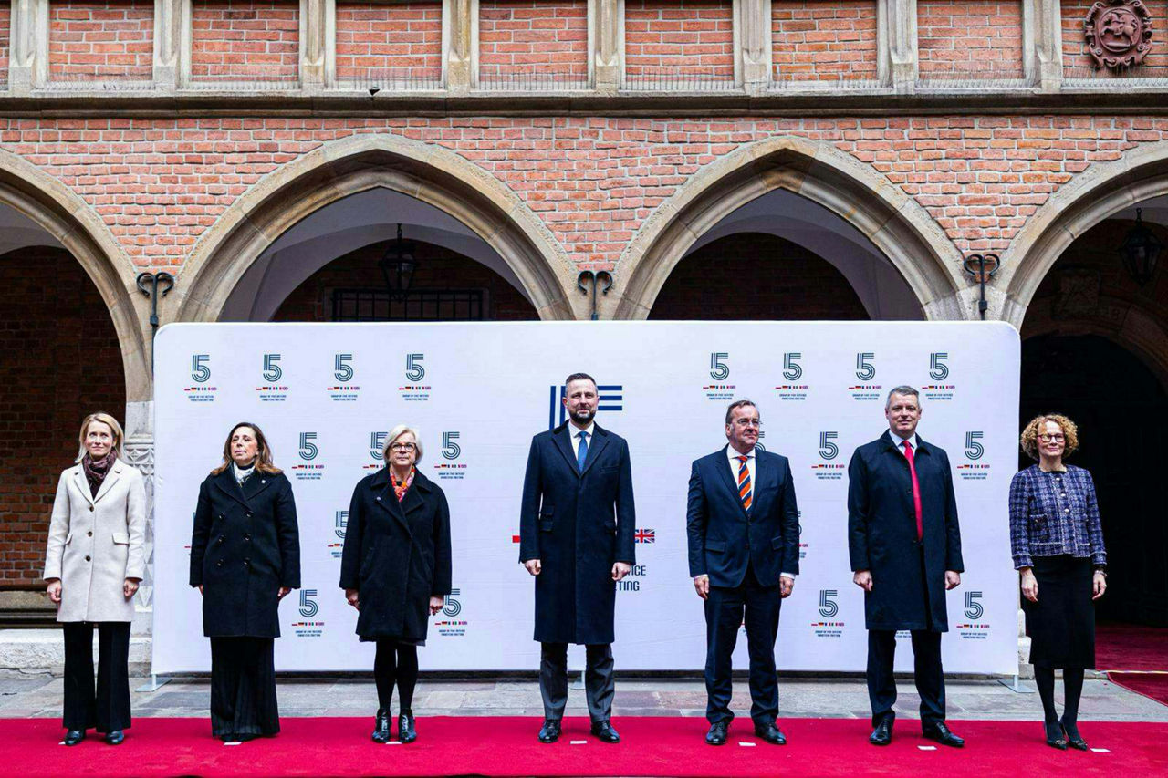 NATO Deputy Secretary General Ms Radmila Shekerinska attending the European Group of 5 Defence Ministers (E5) meeting in Kraków, Poland